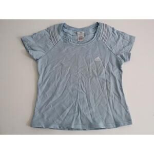 Adidas Women Light Blue Climalite Sports Top Size 14